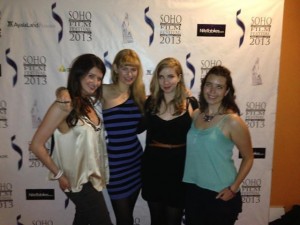 Lisa Peart attends the Soho International Film Festival with Natalie Wetta, Kelsey O'Brien and Samantha Payne Garland